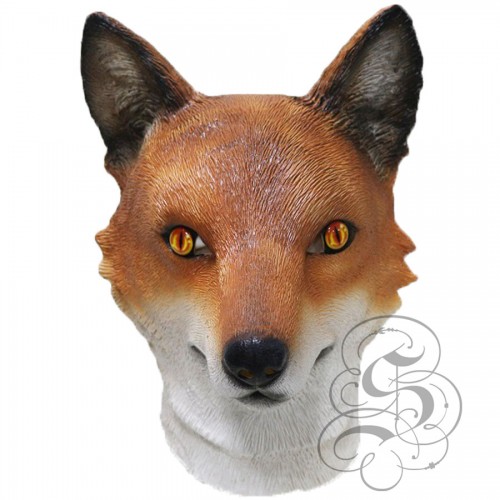 Latex Woodland Fox Mask Animal Overhead Party Mask